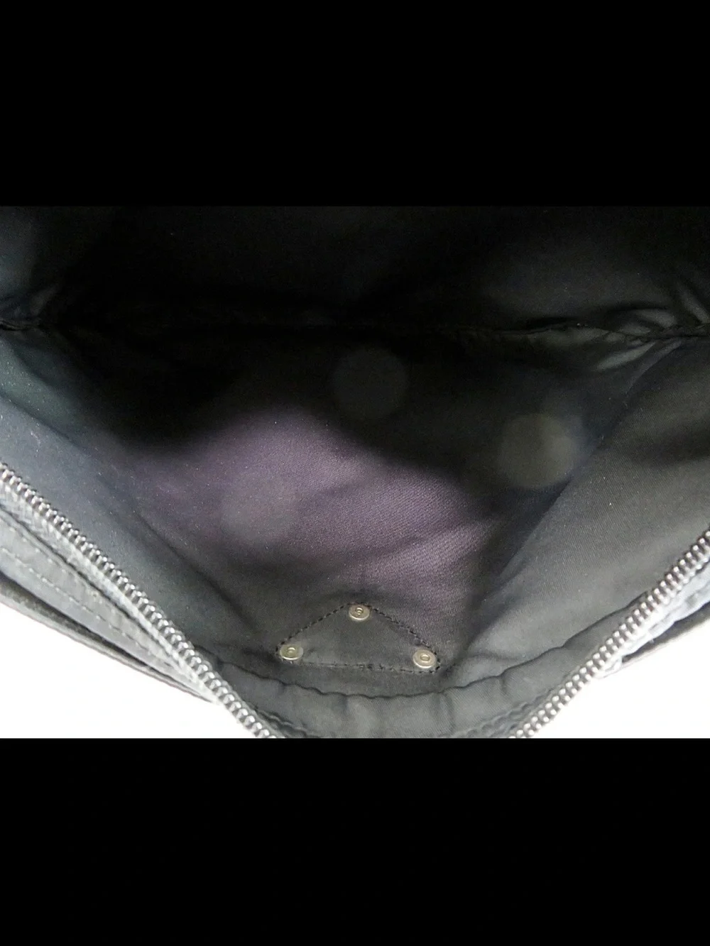 Prada Black Nylon Messenger Shoulder Bag